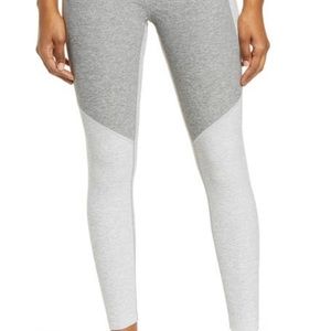 Outdoor Voices Two-Tone Leggings - Dove & Ash - Small